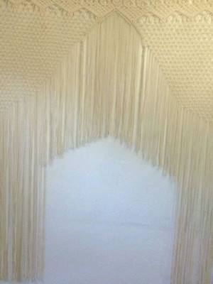 Painel macrame sob encomenda