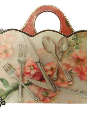 Porta talheres vintage