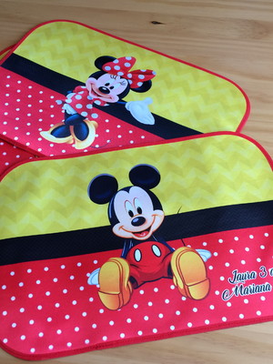 Jogo americano lembrancinha minnie/mickey
