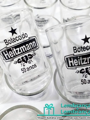 Copinho cachaça shot personalizado vidro dose