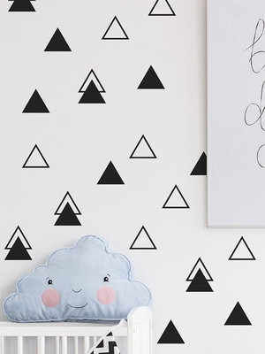 Adesivos triangulos kit com 50