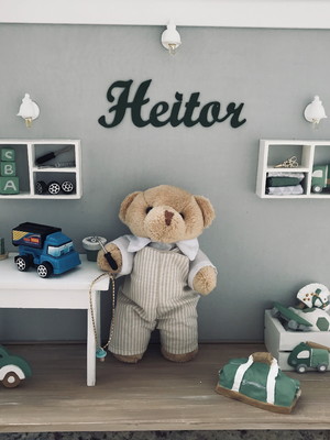 Quadro heitor com caminhao e led