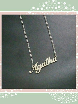 Corrente agatha ou aghata em aço inox