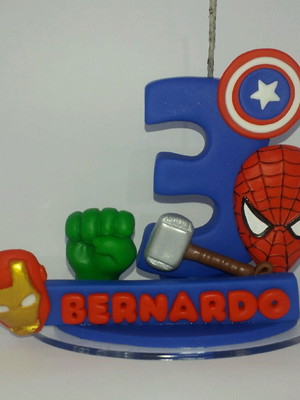 Vela vingadores com h. aranha