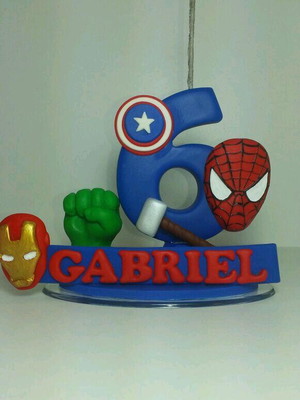 Vela vingadores com h. aranha