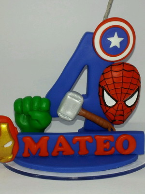 Vela vingadores com h. aranha