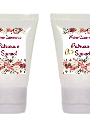 Bisnaga personalizada - casamento - noivado