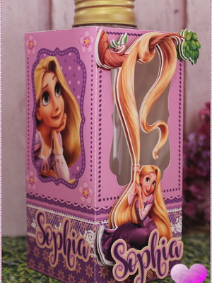 Caixa tubete enrolados / rapunzel