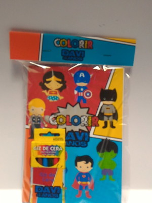 Kit colorir vingadores