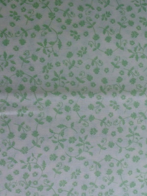Verde fundo claro com flores verdes - vd108