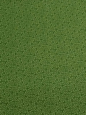 Verde abacate com flores - vd074
