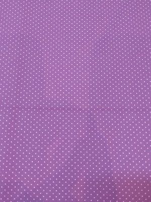 Roxo escuro com extras mini poás brancos - rx006
