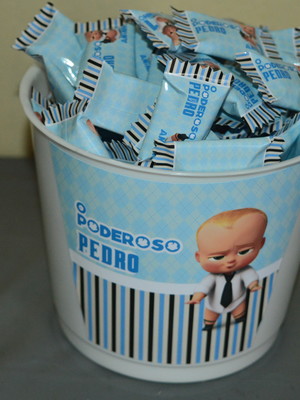 Bala personalizada com balde