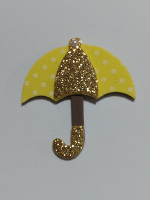 Mini guarda chuvas em eva - 6 cm