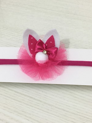 Faixa de cabelo orelhas de coelho