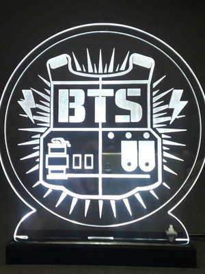 Luminária banda bts