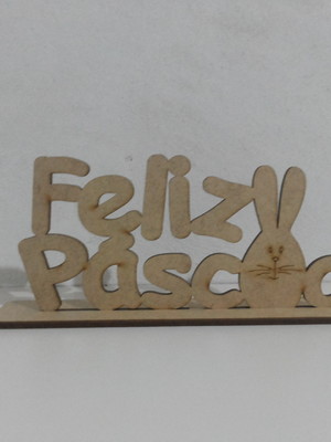 Plaquinha feliz páscoa
