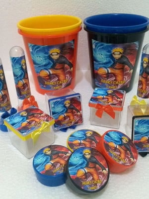 Kit 100 lembrancinhas do naruto