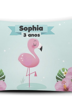Almofada flamingo