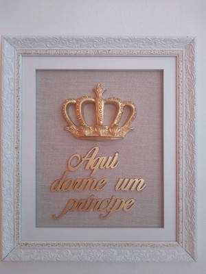Quadro decorativo para porta de maternidade