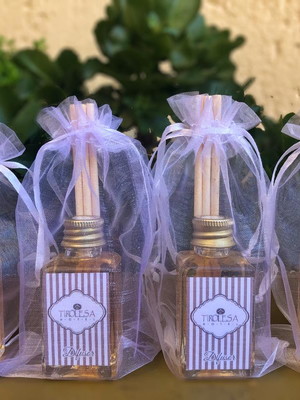20 un. aromatizador 30ml vidro com rótulo