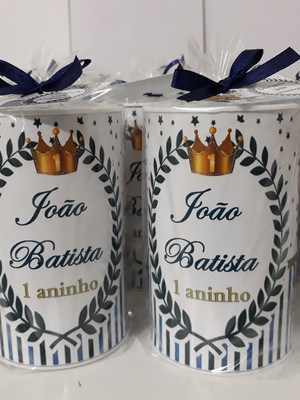 Cofrinho personalizado ursinho príncipe