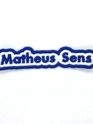 Patch bordado personalizado nome - modelo3