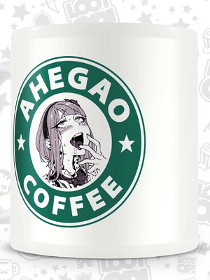 Caneca anime ahegao coffee