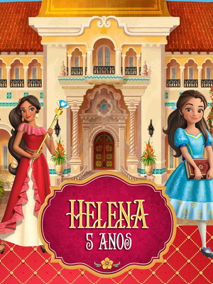 Rotulo adesivo sacolinha elena de avalor personalizado