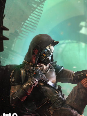 Big poster gamer destiny lo002 tamanho 90x60 cm