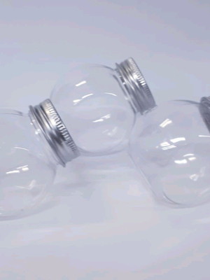 Baleiro plástico 80ml pacote com 12 peças
