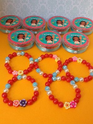 Lembrancinhas pulseira moana