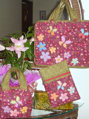 Conjunto flores e amores