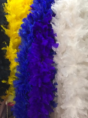 Estola pluma boa de penas noiva - escolher cor por msg