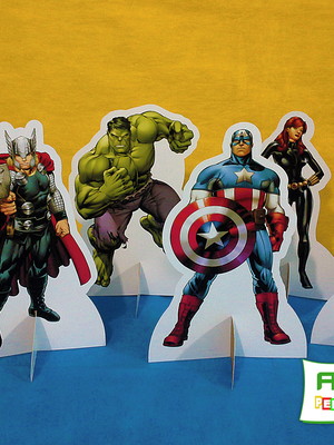 Display de mesa vingadores (kit com 06)