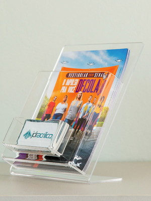 Porta folder a5 com porta cartão