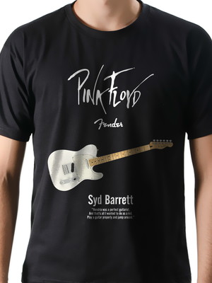 Camiseta banda rock pink floyd syd barrett guitarra