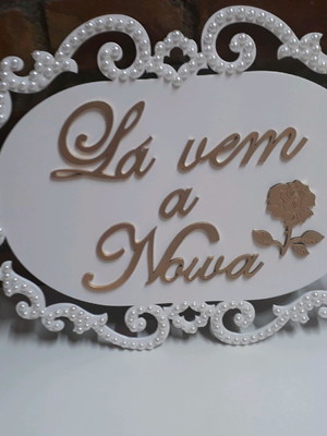 Plaquinhas para casamento