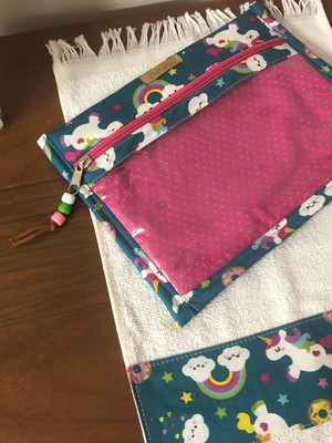 Necessaire com toalhinha