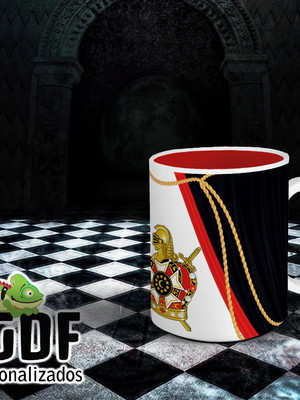 Kit 12 canecas demolay -polímero colorido