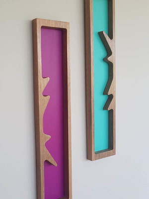 Quadros madeira decorativos
