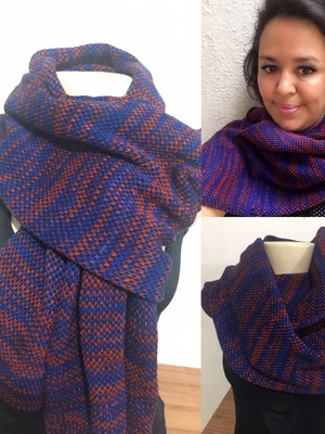 Maxi cachecol multicor
