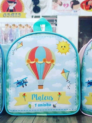 Bolsinha mochila 19x23 brinquedos