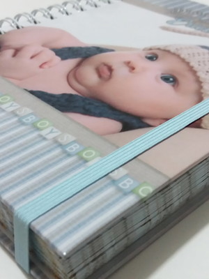 Caderno capa e folhas personalizadas - 160 folhas