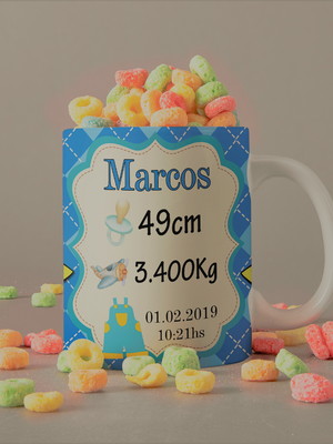 Canecas de polímero nascimento mickey