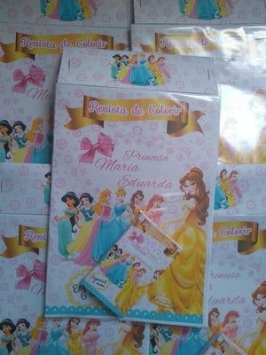 Livro de colorir princesas
