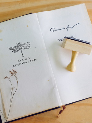 Carimbo exlibris personalizado | modelos