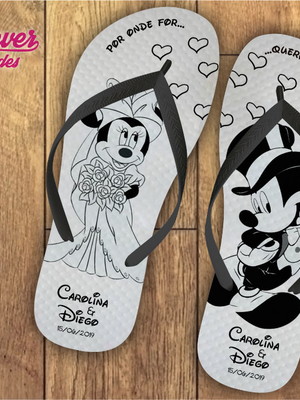 Sandália personalizada - casamento