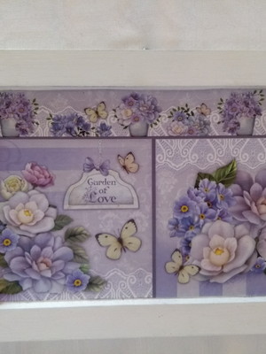 Quadro mdf lavanda