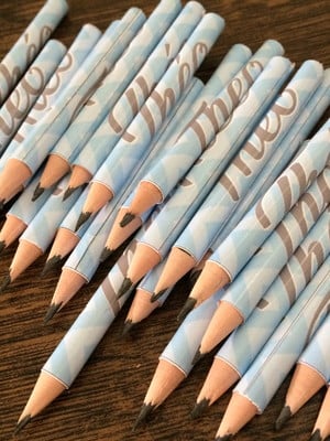 Mini lápis personalizado